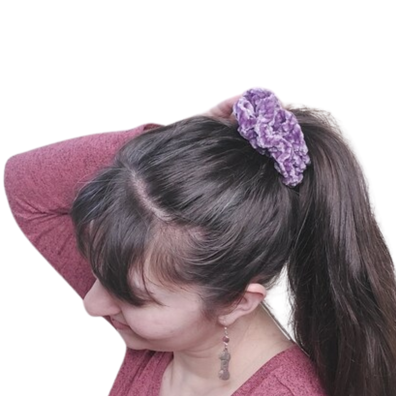 Velvet Scrunchy, Hair Tie, Ponytail Holder